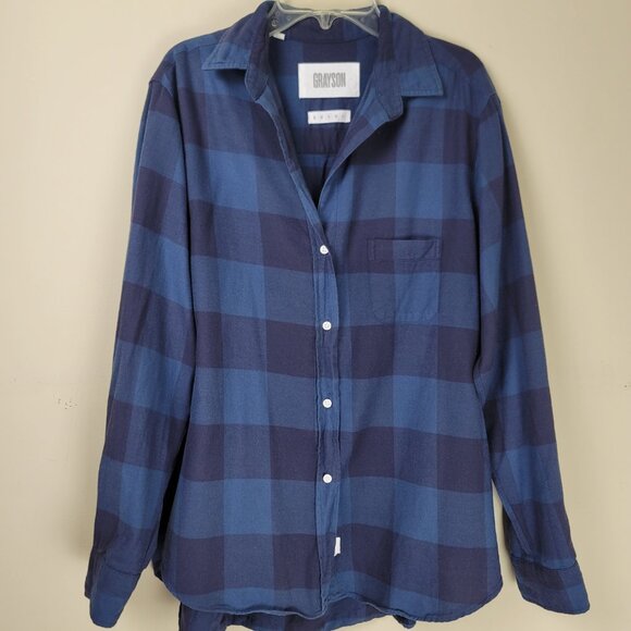 Grayson Frank & Eileen Shirt The Hero Plaid Long Sleeve Button Down - Picture 5 of 11